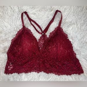 Red Lacey Bralette